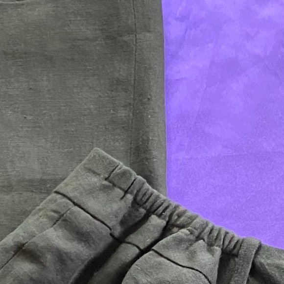 NWT๐Talbots Classic Elegant Linen Pants Elastic Side Waistband Comfortable Fit - Picture 6 of 11